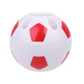 Soccer Shape Tool Supplies Pen Pencil Holder Football Shape Toothbrush Holder Desktop Rack Table Home Decoration Student Gifts