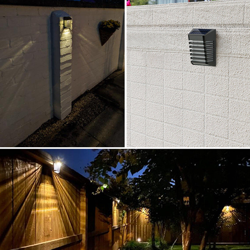 Solar Lights Outdoor Stair Lights Garden Foot Lights Home Ambient Lights ABS Material Warm Light Tones