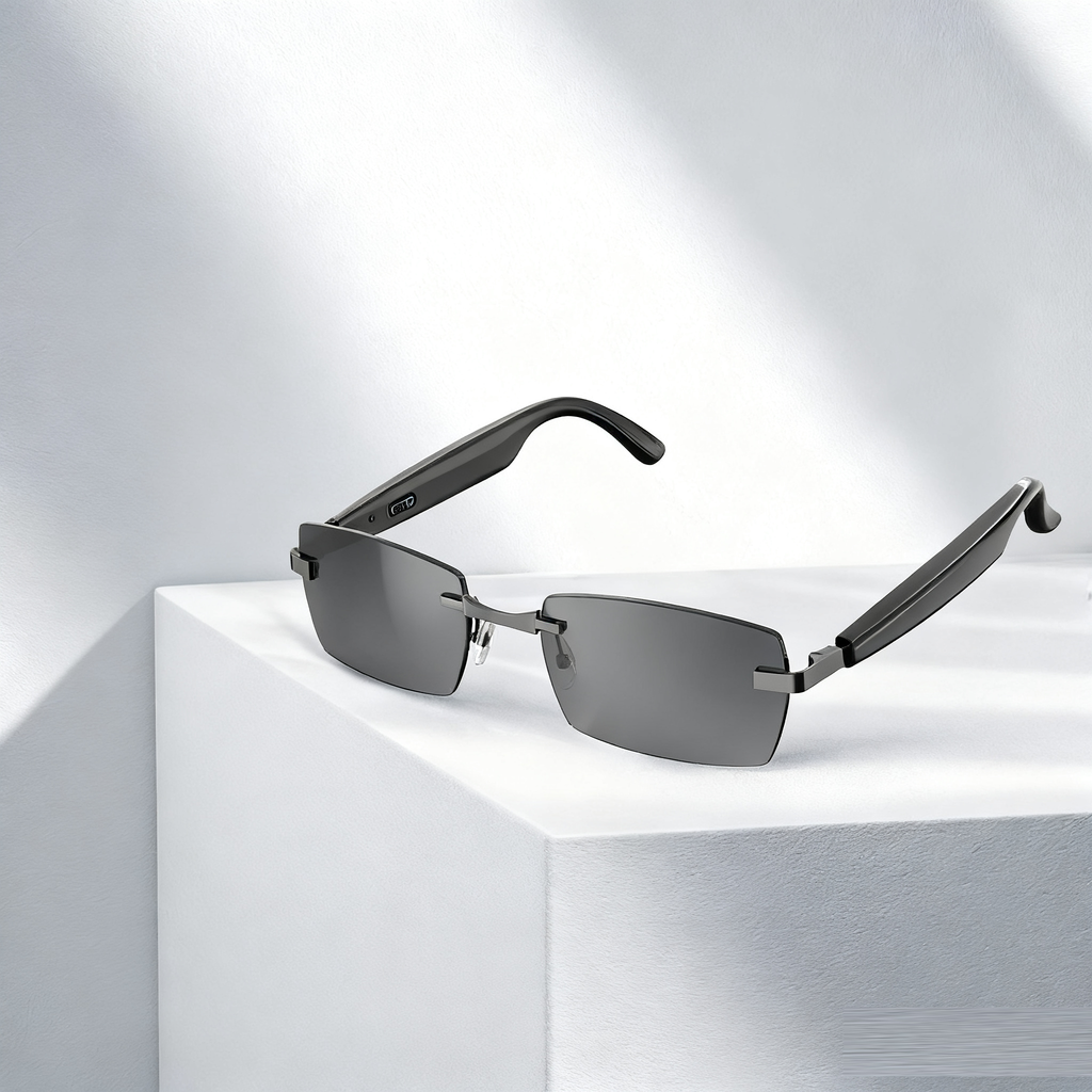 HY-C8 AI Intelligent Translation Wireless Bluetooth Glasses Earphones 75 Language Conference Simultaneous Interpretation