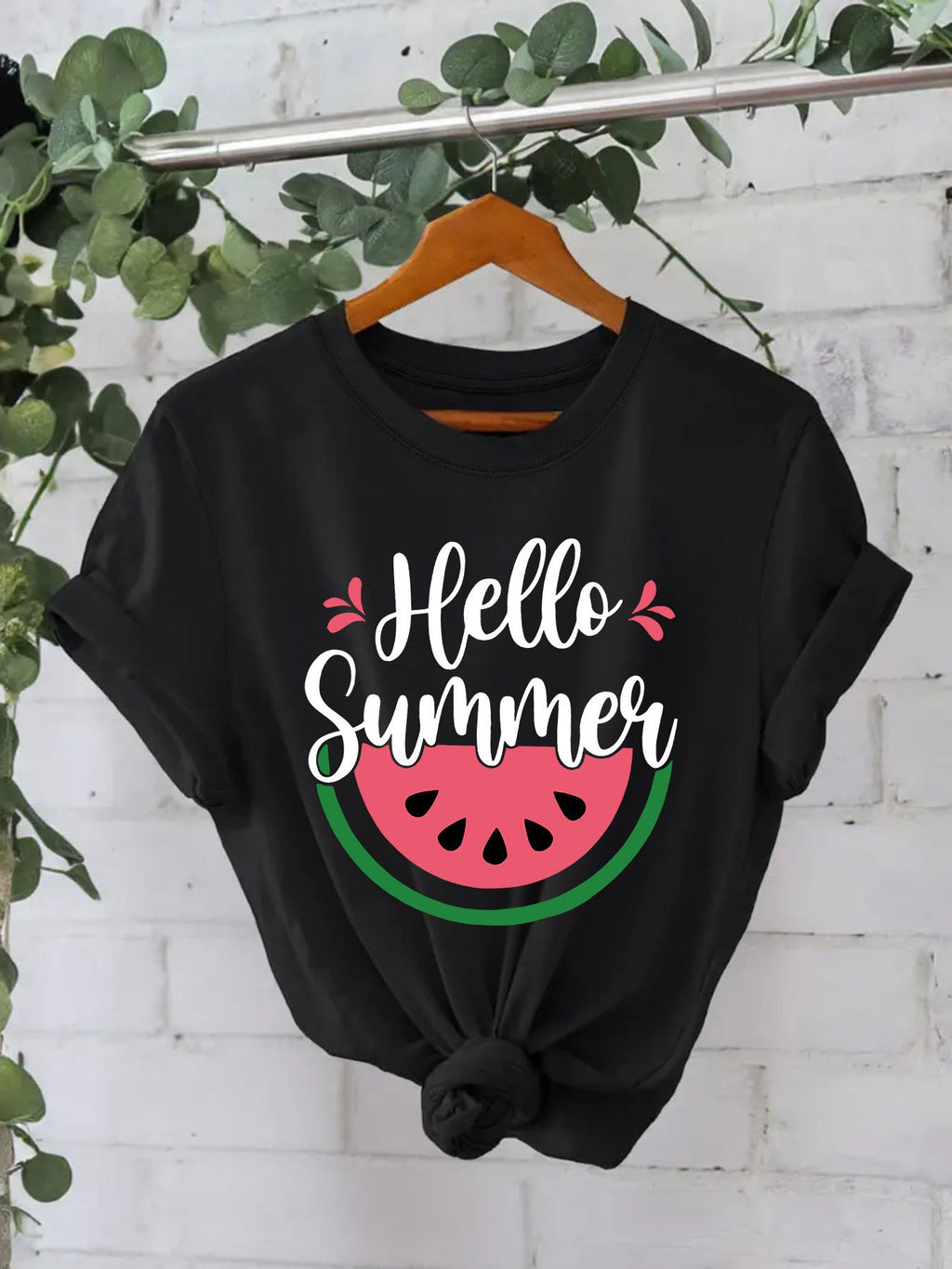 Hello Summer watermelon short sleeved shirt