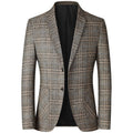 Men's casual middle-aged non ironing top jacket