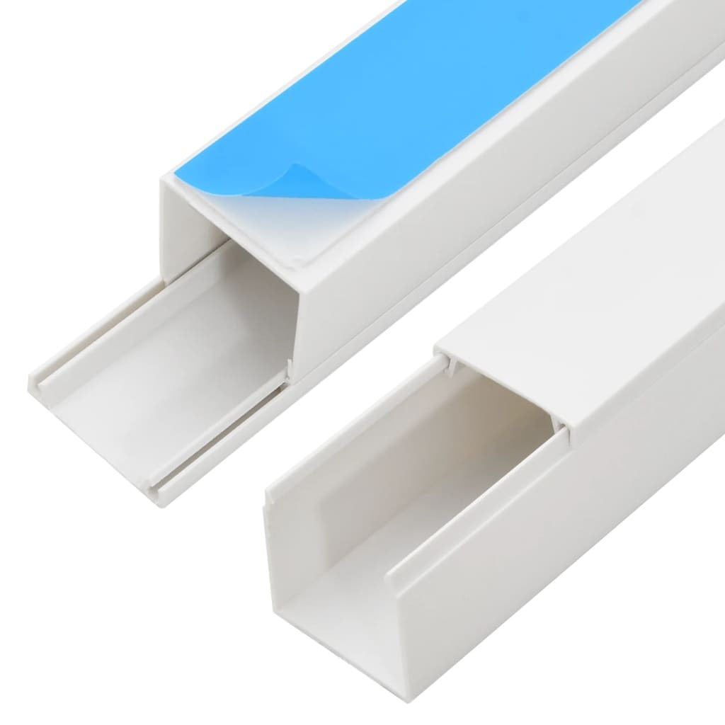 Cable Trunking Self-Adhesive 1.6"x1" 32.8'PVC