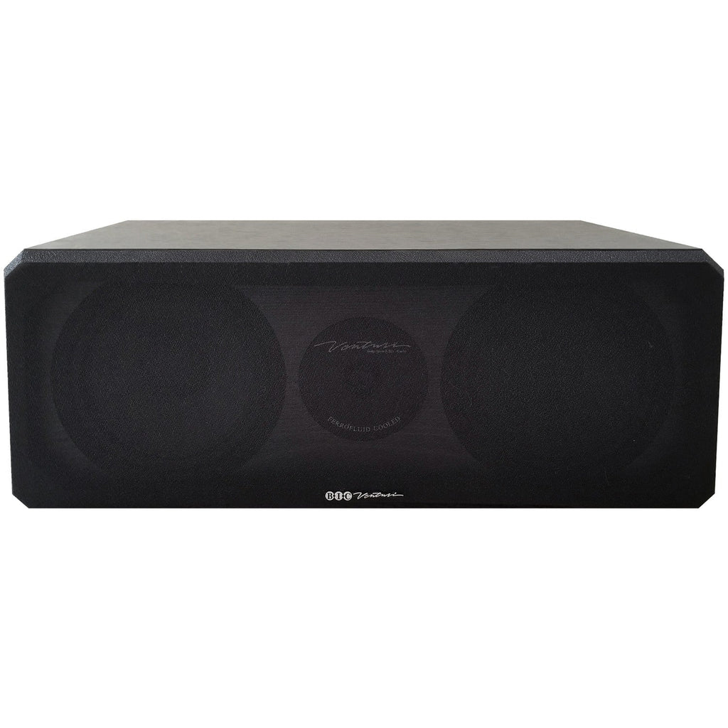 BIC America DV62CLR-S Venturi DV62CLR-S 3-Driver Indoor 2-Way Center Channel Speaker, 175 Watts, Black