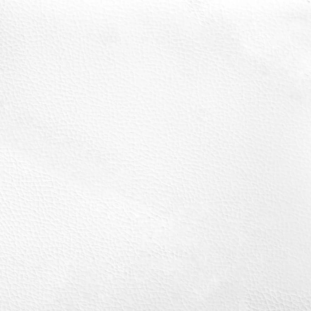 Headboard Cushion "Zadar" White 53.9" Faux Leather