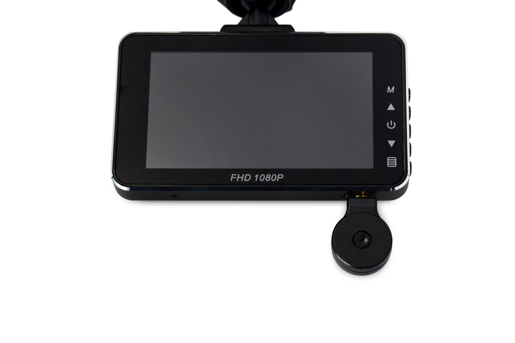 Dual Lens Nightvision Dash Camera Sleek Design for Driving Convenience
