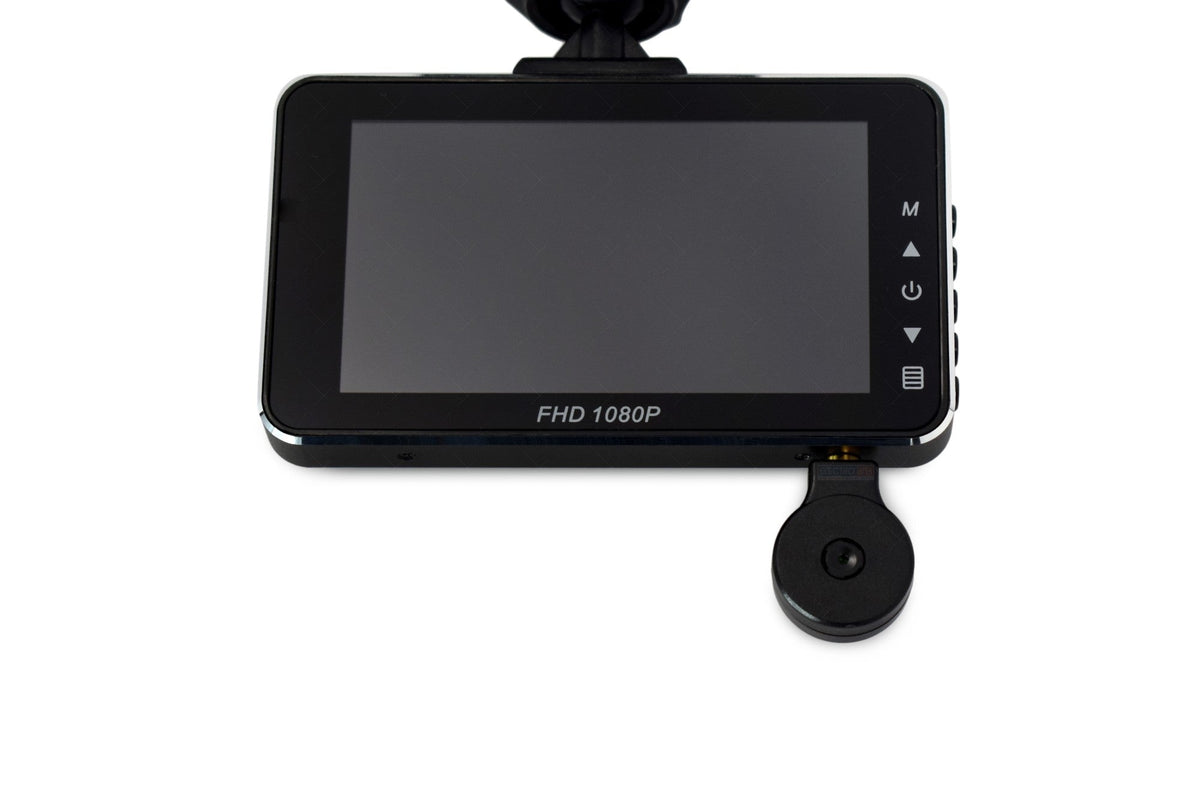 Dual Lens Nightvision Dash Camera Sleek Design for Driving Convenience
