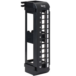 Patch panel blank vertical hd12-port
