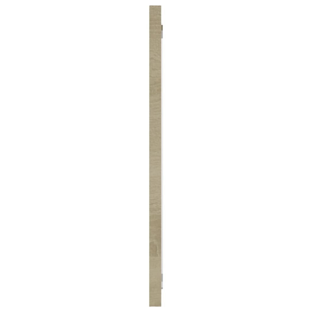 Bathroom Mirror Sonoma Oak 39.4"x0.6"x14.6" Engineered Wood