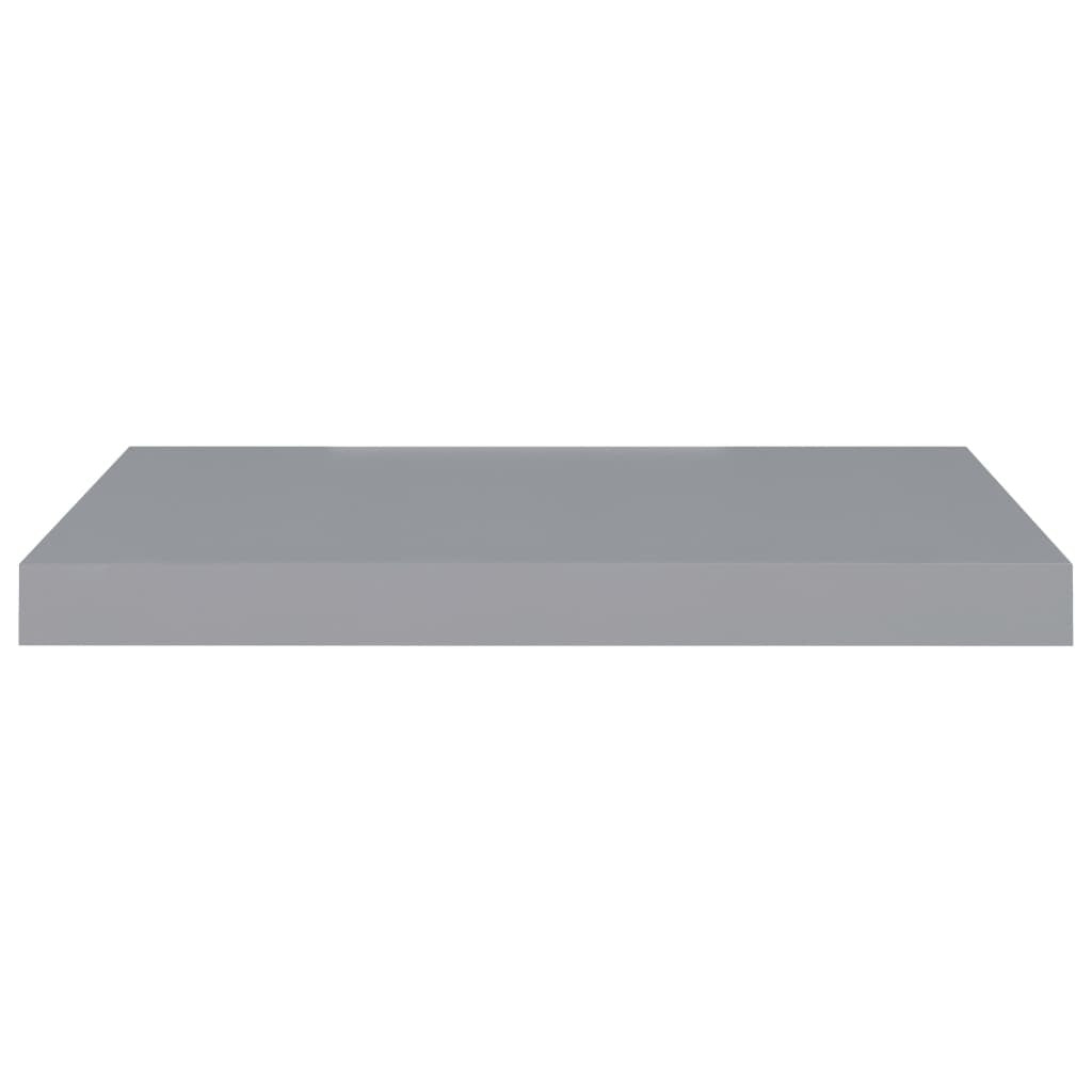 Floating Wall Shelves 4 pcs Gray 23.6"x9.3"x1.5" MDF