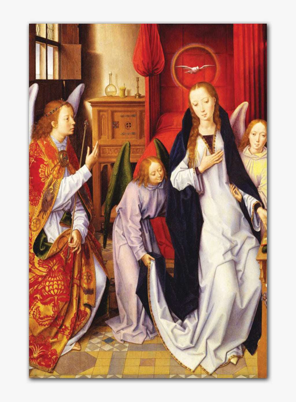 The Annunciation Painting on Stretched Canvas - Large