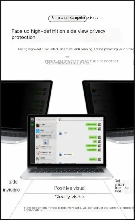 Anti-Spy Laptop Privacy Screen Protector