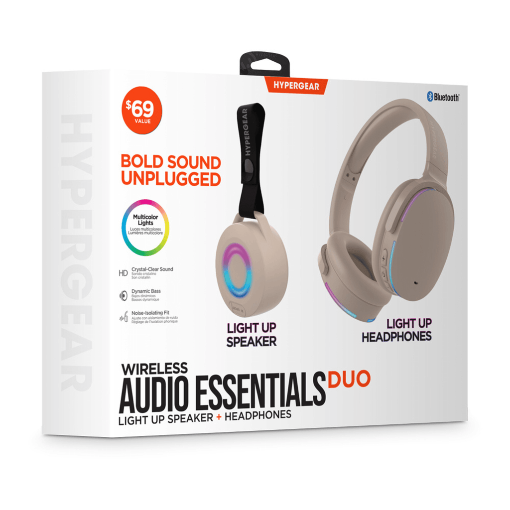 HyperGear Audio Essentials Headphones and Speaker Duo