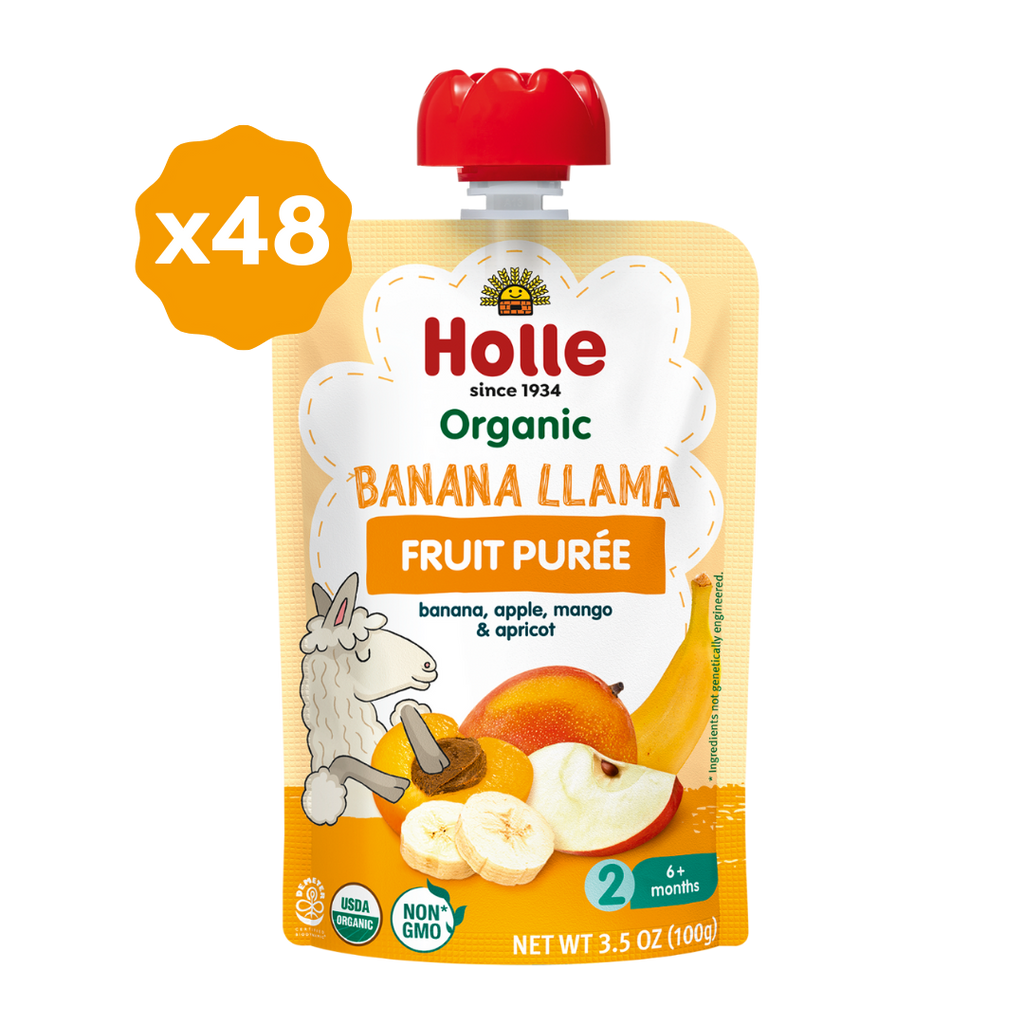 Holle Organic Banana Llama - Fruit Purée Pouches