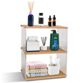 3-Tier Acrylic Countertop Organizer Bathroom Wood Counter Storage Rack Standing Vanity Cosmetics Shelf Cup Holder Desk Display Shelves