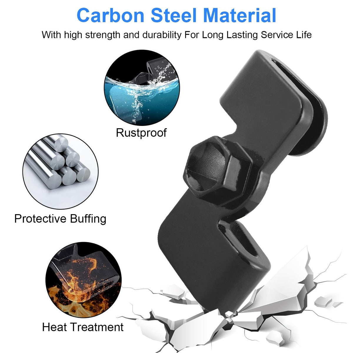 Universal Wrench Extender For 1/2Inch Drive 21MM Hex Drive Wrench Extension Tool Tighten Loosen Stubborn Nuts Bolts Wrench Extended Adaptor Mechanics