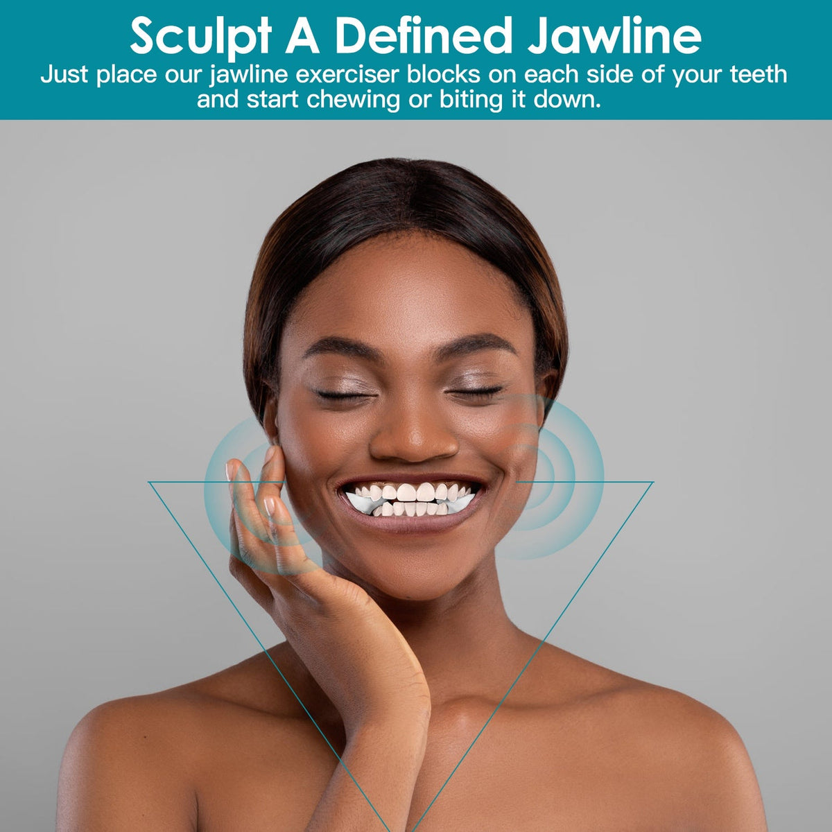 4 Pack Jawline Exerciser for Men Women Jaw Trainer Shaper Sagging Skin Double Chin Reducer with 3 Resistance Levels for Beginners Intermediate Expert