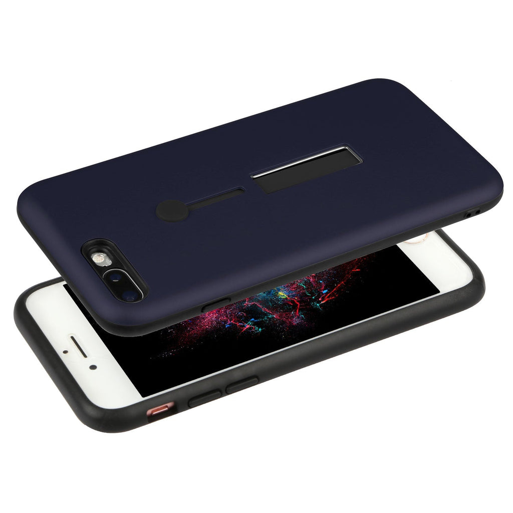 Rugged Slim Snap-on iPhone 8 Plus Case with Stand
