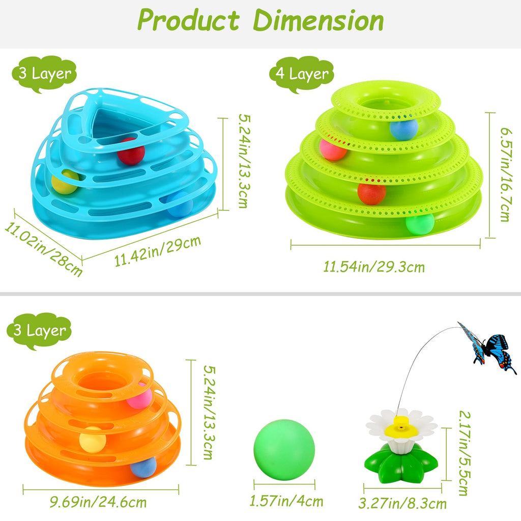 GBruno Cat Track Tower Toys