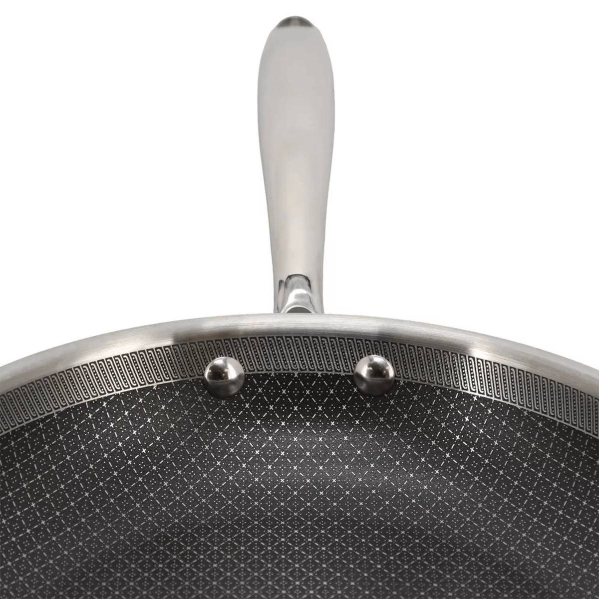 Better Chef 10-Inch 3-Ply Stainless Steel Nonstick Fry Pan with Rolled Edge