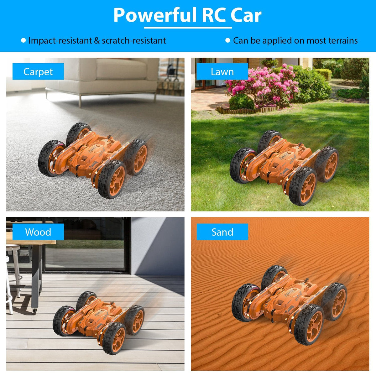 GBruno Kid Driving RC Stunt Car