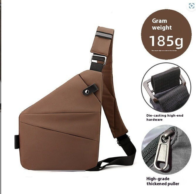 Men's Lightweight Nylon Crossbody Bag