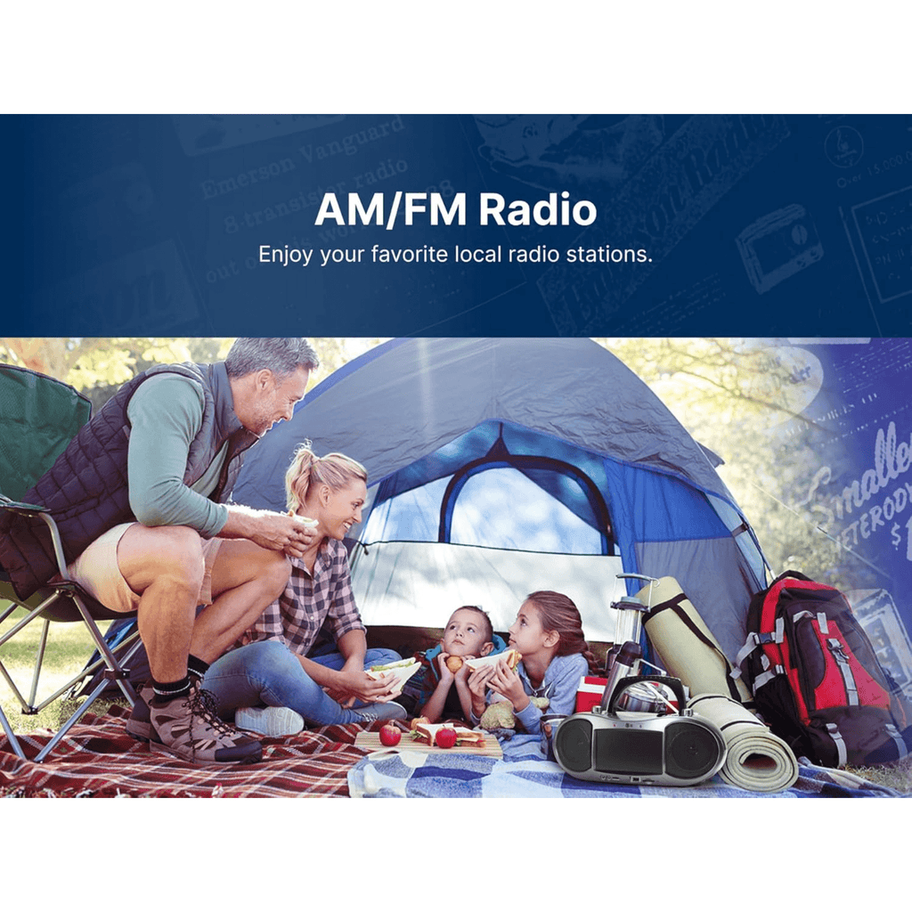 Emerson 7" Bluetooth DVD Boombox - Refurbished