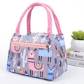 Creative Portable Thermal Insulation Bag Zipper Bento Bag Thickened Aluminum Foil Portable Oxford Cloth Lunch Box Bag