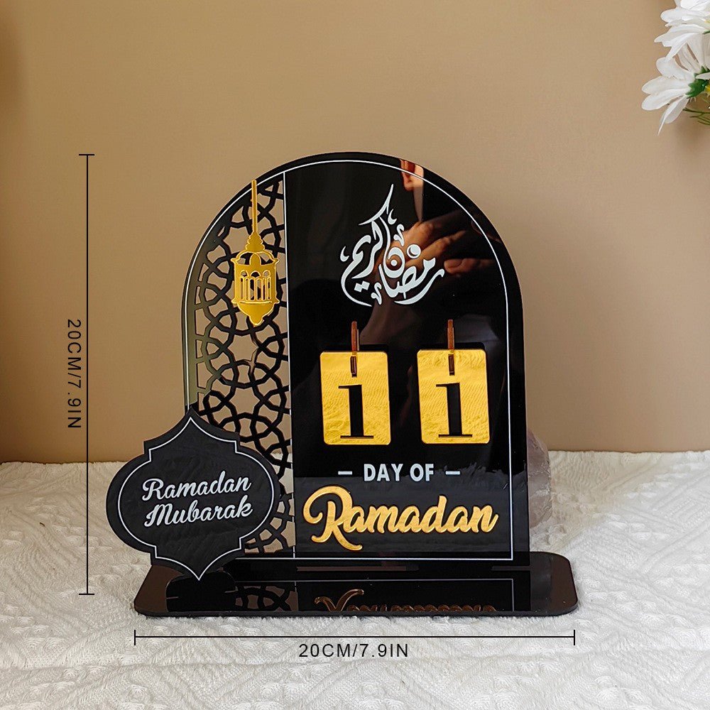 Creative Ramadan Countdown Acrylic Ornament (MAC381)
