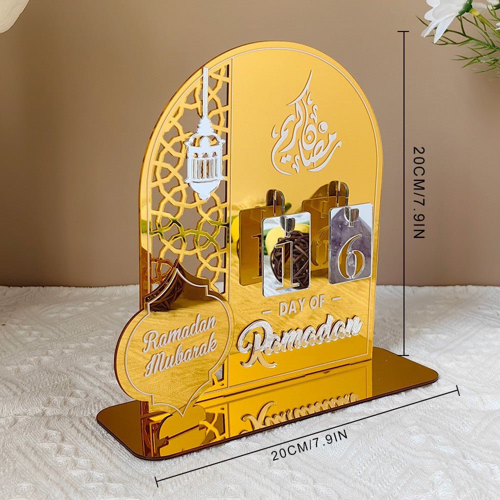 Creative Ramadan Countdown Acrylic Ornament (MAC381)