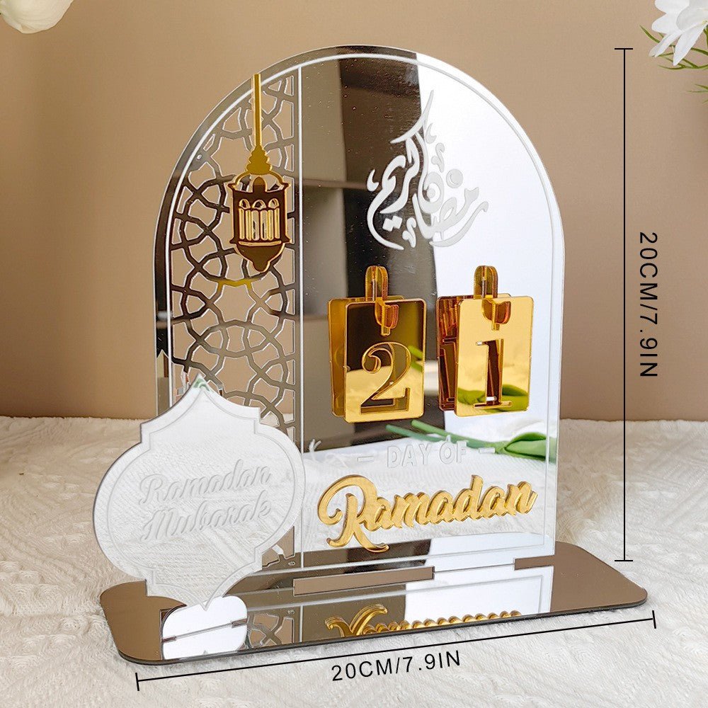 Creative Ramadan Countdown Acrylic Ornament (MAC381)
