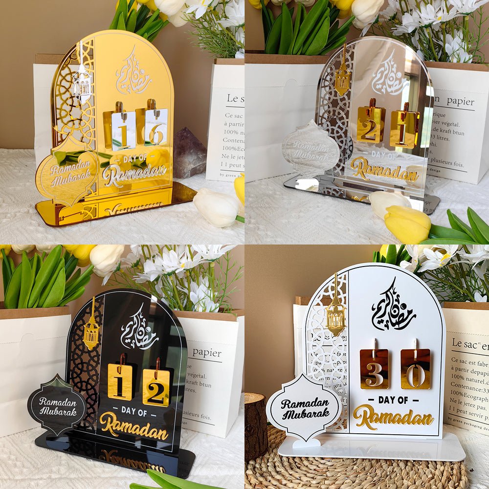 Creative Ramadan Countdown Acrylic Ornament (MAC381)