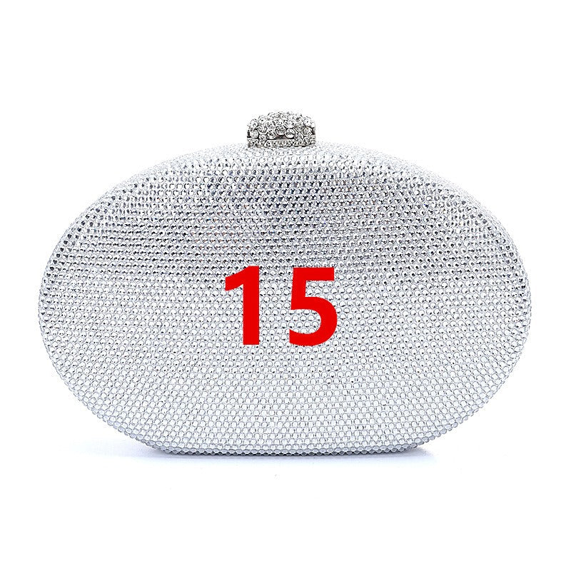Crystal bag can be used for crossbody carrying, suitable for party and wedding gift bags