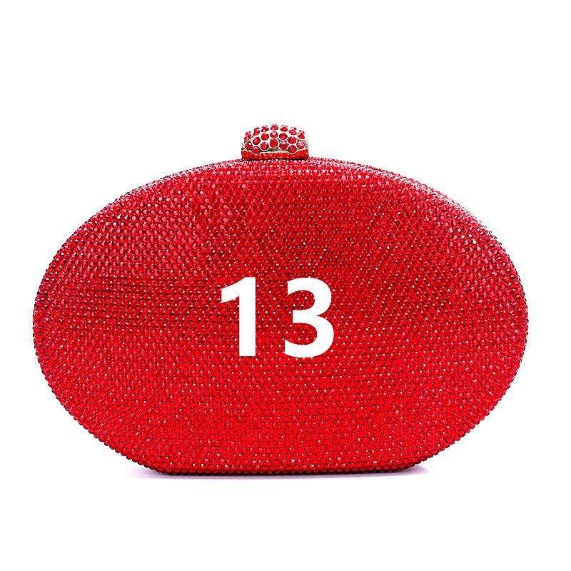 Crystal bag can be used for crossbody carrying, suitable for party and wedding gift bags