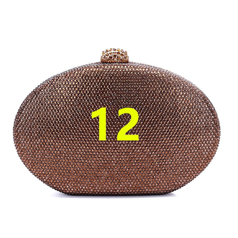 Crystal bag can be used for crossbody carrying, suitable for party and wedding gift bags