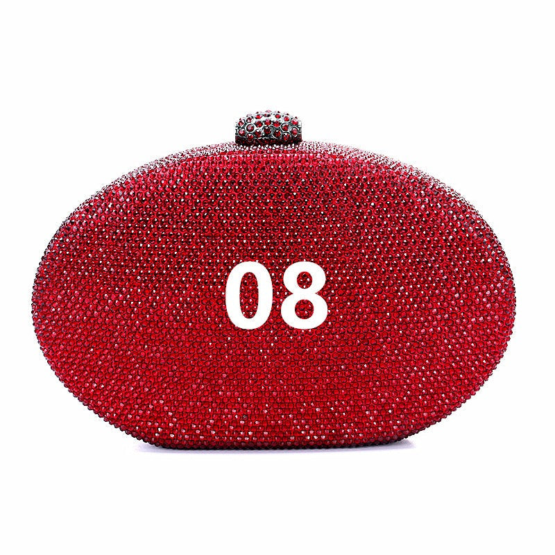 Crystal bag can be used for crossbody carrying, suitable for party and wedding gift bags