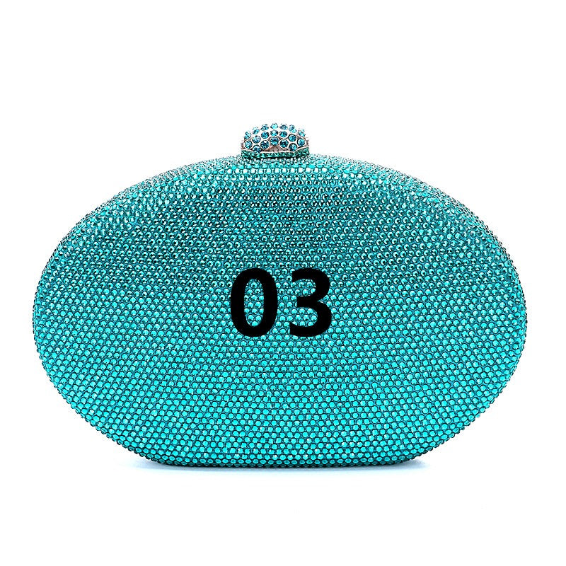 Crystal bag can be used for crossbody carrying, suitable for party and wedding gift bags