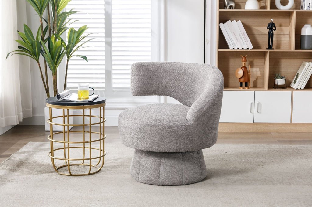 360 Degree Swivel Cuddle Barrel Accent Chairs