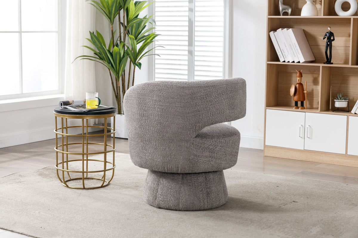 360 Degree Swivel Cuddle Barrel Accent Chairs