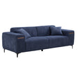 Mid-Century 3 Seater Sofa with 2 Stretchable Walnut Pad