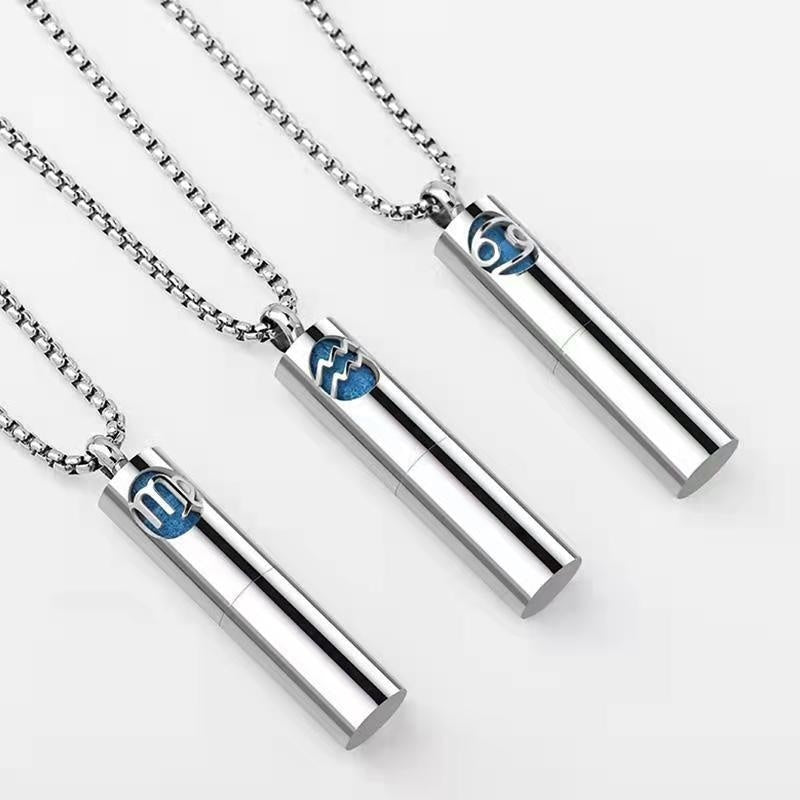 Stainless Steel Constellation Perfume Necklace