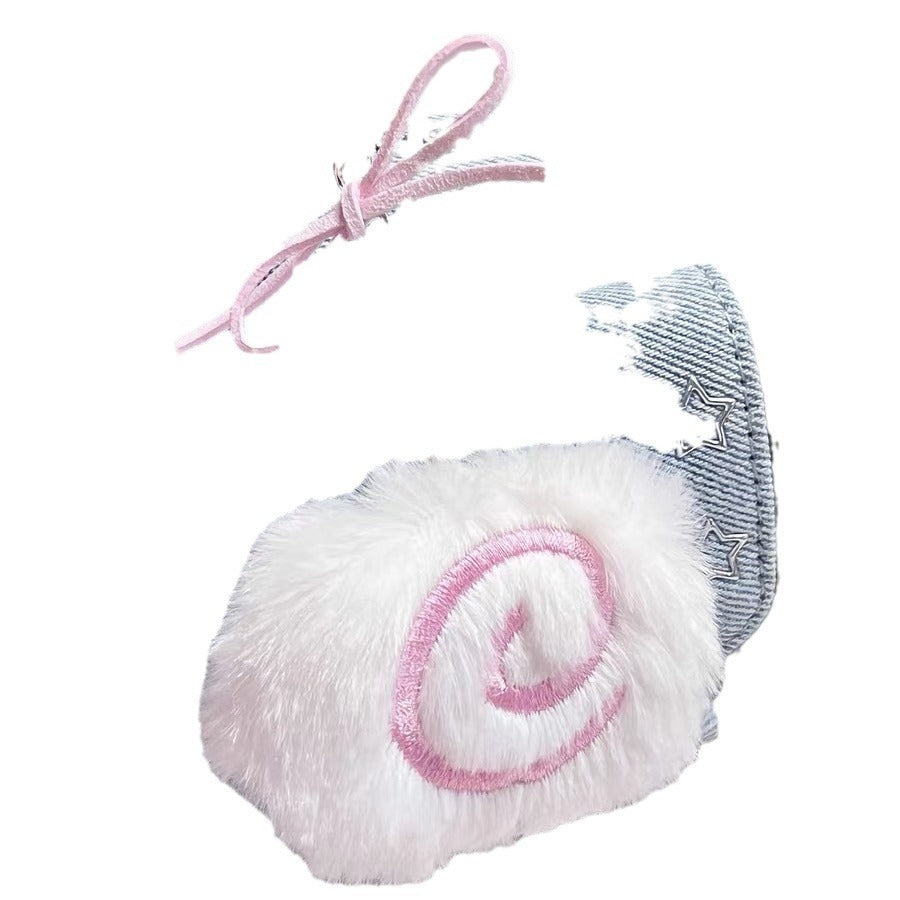 Cute Fish Board Plush Doll Keychain
