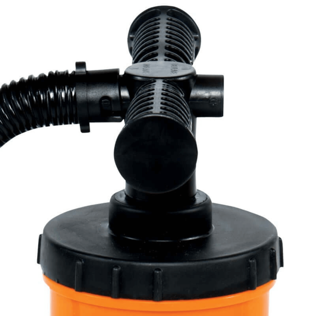 WOW Watersports Double Action Hand Pump with 4 Universal Valve Adapters and Hose Lock