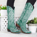 Plus Size Embroidered Long Rider Boots