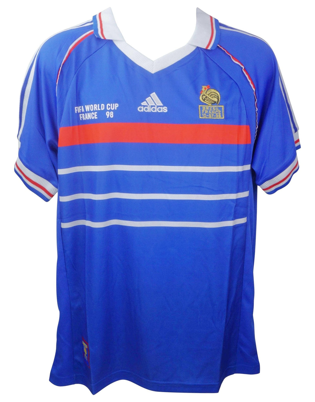 David Trezeguet Signed France National Team Adidas Jersey Size Large (Beckett)