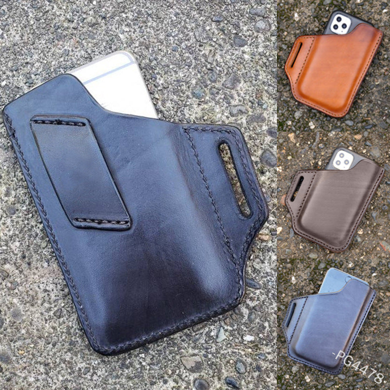 Leather Waist Tool and Mobile Phone Bag