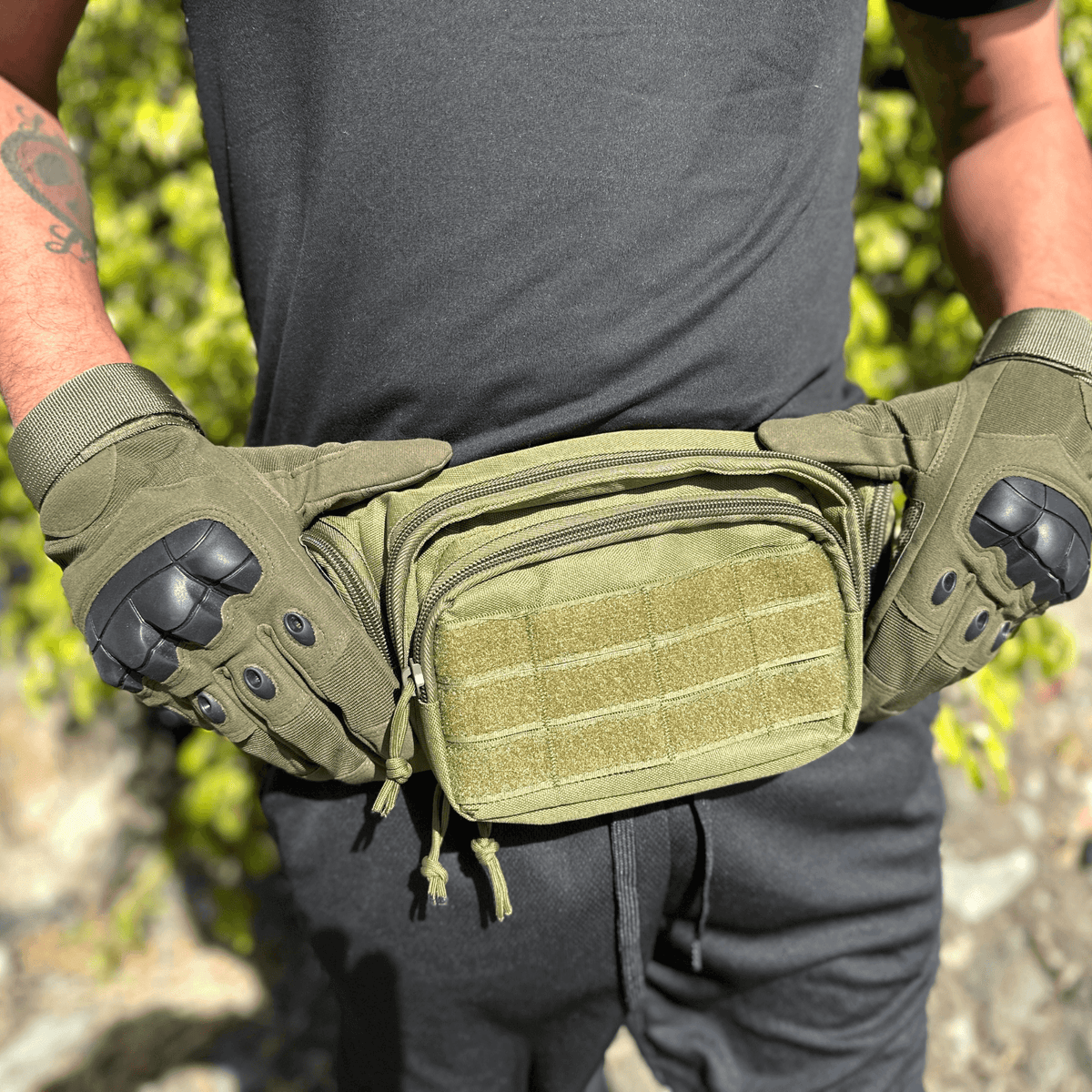 JupiterGear Tactical Military Airsoft Gloves for Outdoor Sports, Paintball, and Motorcycling with Touchscreen Fingertip Capability