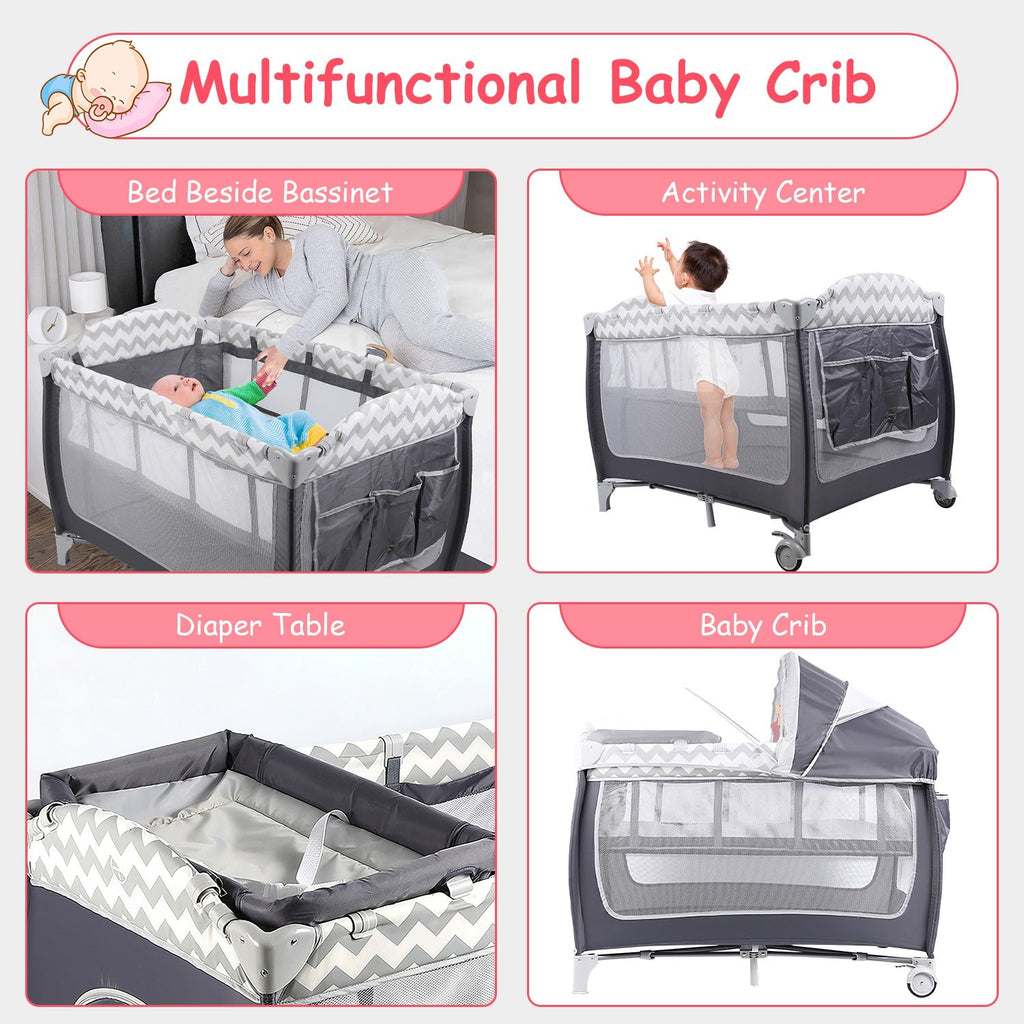 GBruno Portable Baby Crib