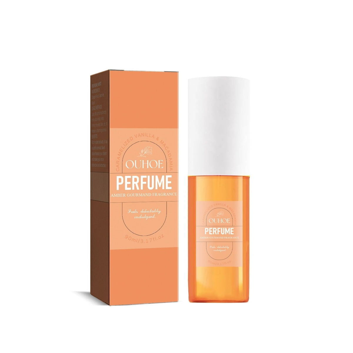 OUHOE Brazil Perfume (Orange) Women Dating Fresh Natural Long-lasting Fragrance Non-pungent Floral Body Perfume Spray