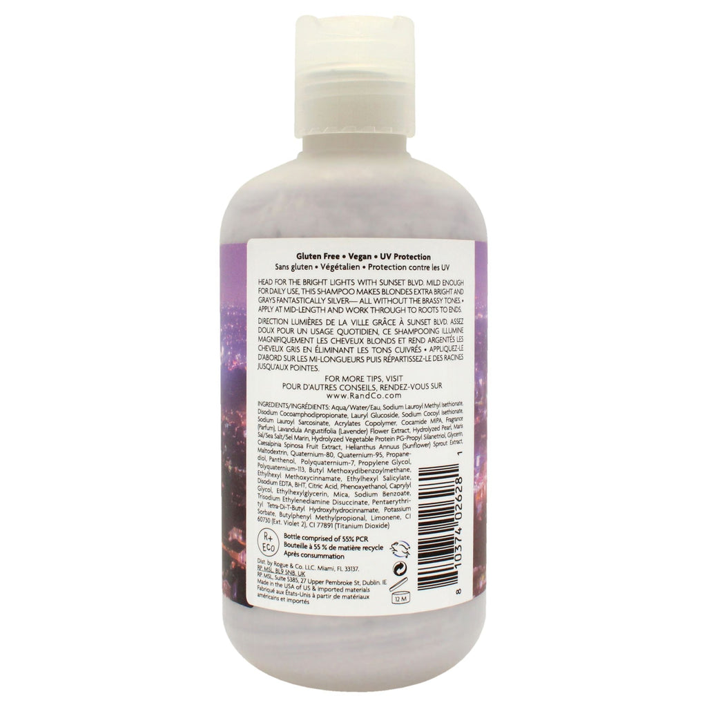 Sunset Blvd Blonde Shampoo by R+Co for Unisex - 8.5 oz Shampoo