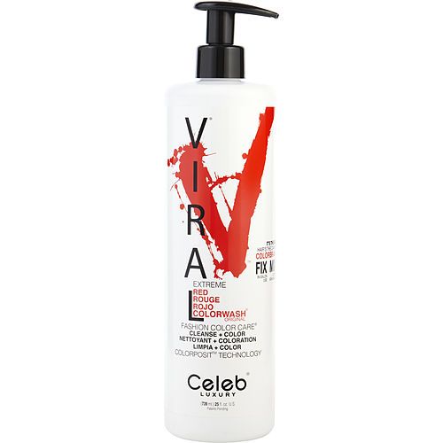 CELEB LUXURY by Celeb Luxury VIRAL COLORWASH EXTREME RED 25 OZ